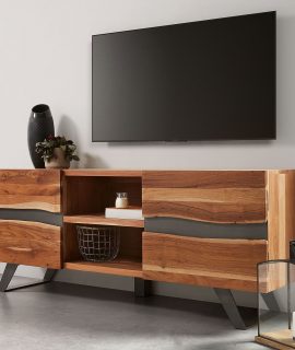 Kave Home TV-meubel ‘Uxia’ Acaciahout, 160cm