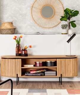 Kave Home TV-meubel ‘Licia’ Mangohout, 160cm
