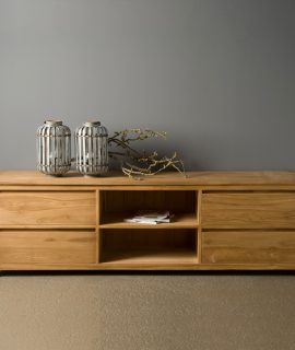 Tower Living TV-meubel 'Corona' Teak, 200cm